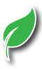 A green leaf. The logo of Green Growth Tree Surgery in Kent